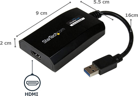 USB 3.0 to 4x HDMI Adapter - External Video & Graphics Card - USB Type-A to  Quad HDMI Display Adapter Dongle - 1080p 60Hz - Multi Monitor USB A to