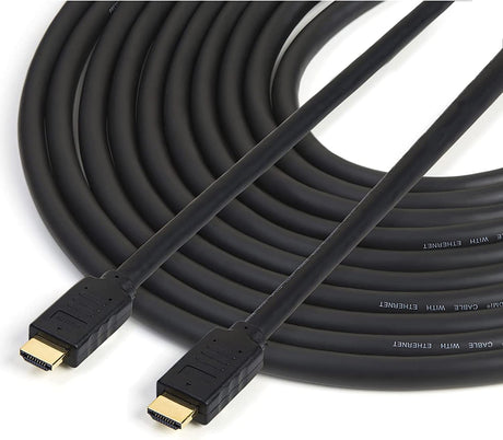 30ft (10m) Active HDMI Cable w/ Ethernet - HDMI 2.0 4K 60Hz UHD - Rugged  HDMI Cord w/ Aramid Fiber - Durable High Speed HDMI Cable - Heavy-Duty HDMI