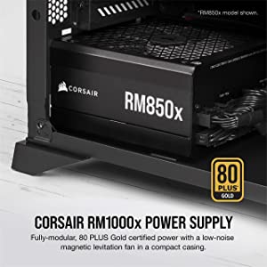 Corsair RM850e Fully Modular Low-Noise ATX Power Supply (Dual EPS12V  Connectors, 105°C-Rated Capacitors, 80 Plus Gold Efficiency, Modern Standby  Support) Black : Electronics 