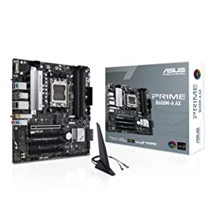 ASUS Prime B550M-A/CSM AMD AM4 (3rd Gen Ryzen) microATX Commercial  Motherboard (PCIe 4.0, ECC Memory, 1Gb LAN, HDMI 2.1/D-Sub, 4K@60HZ, TPM,  ASUS