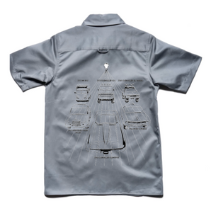 Limited Edition UNLESS Biodegradable Work Shirt - RDJ Dream Cars: Oliv