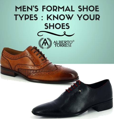 type of men formal shoes