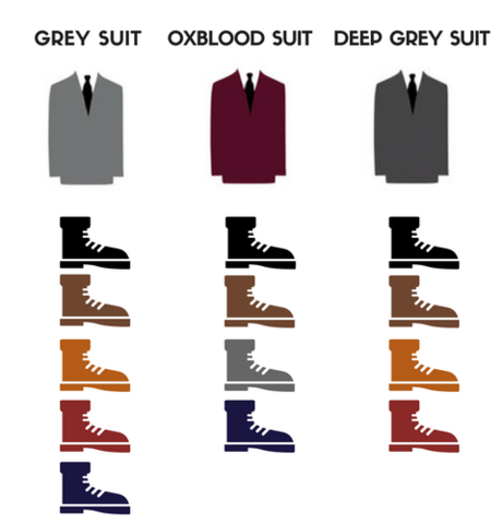 Shoe Colour Matching Cheatsheet – Alberto Torresi