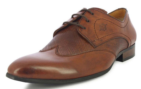 ALBERTO TORRESI MEN'S LUGO BROWN OXFORDS