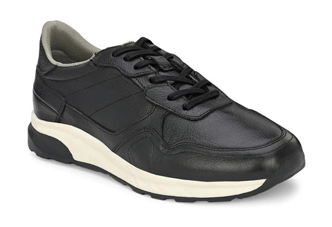 Alberto Torresi Genuine Leather Black Sneakers