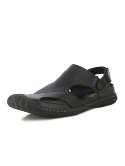 Alberto Torresi Mens Black Louie Sandals