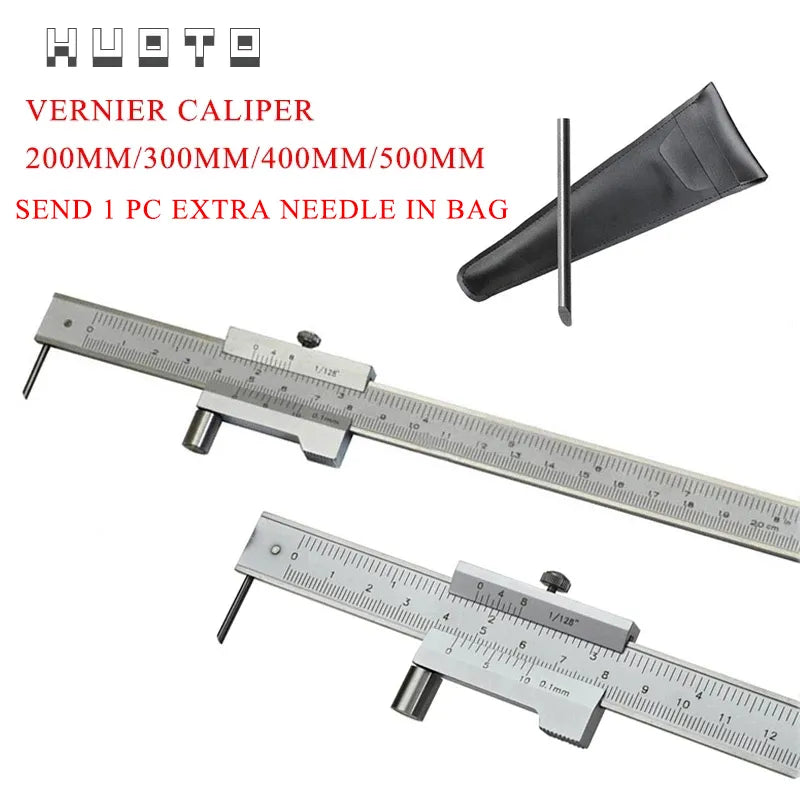 0-200mm Carbide Scriber needle Parallel Marking Gauging Ruler Measuring Instrument Tool Marking Vernier Caliper