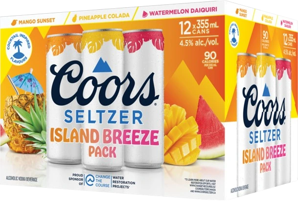 Coors Seltzer Island Breeze Variety Pack