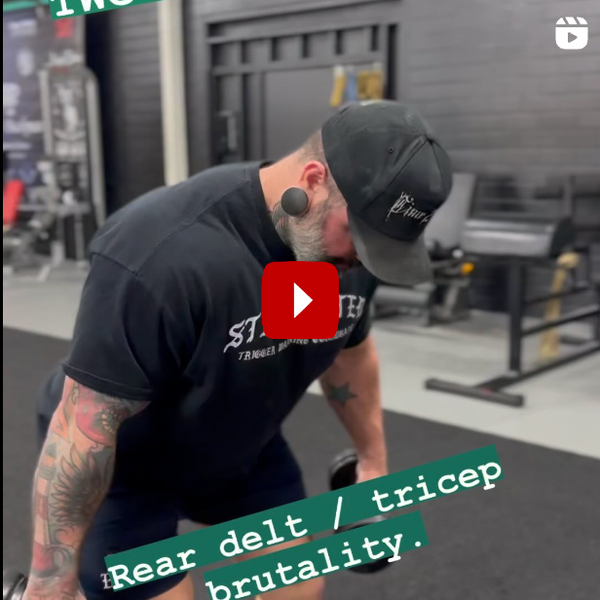 Rear Delt / Tricep Brutality| #TWCWORKOUTWEDNESDAY 11.29.23