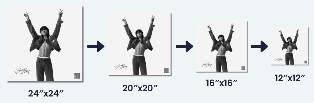 Jungkook Digital Poster Sizes