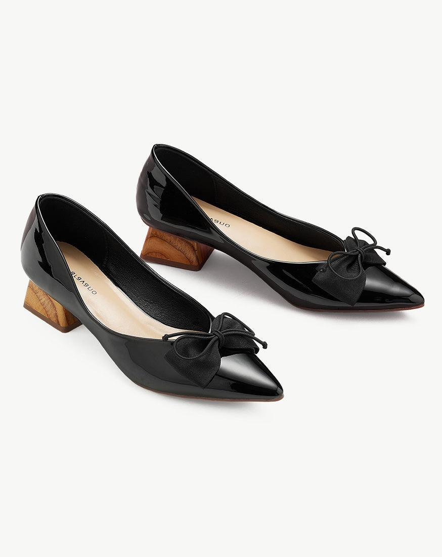 Elegant Women Low Heel Shoes | Elegant Patent Leather Shoes - Elegant  Ladies Patent - Aliexpress