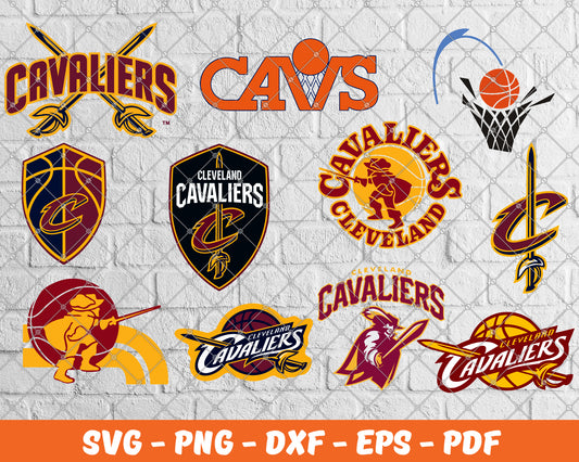 NBA Logo Cleveland Cavaliers, Cleveland Cavaliers SVG, Vector