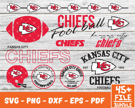 2023 Kansas City Chiefs Afc Champions SVG Cutting Files