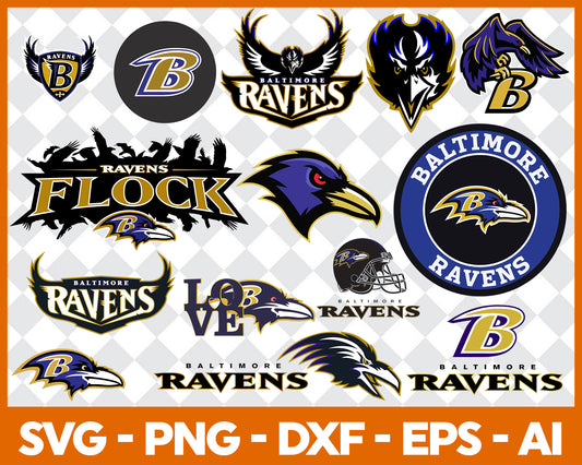 Bad Birds Of Baltimore Ravens SVG, Baltimore Ravens NFL Football Team SVG,  Bad Birds Baltimore SVG