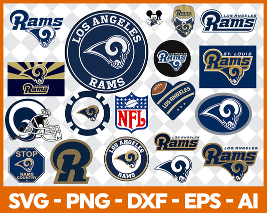 Los Angeles Rams Svg , Football Team Svg 41 – Bundlepng