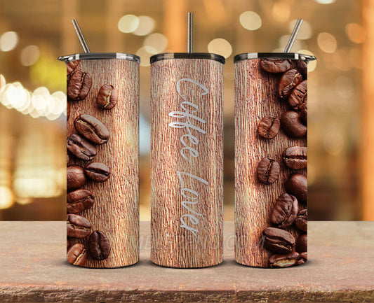 Coffee 20 oz Skinny Tumbler Sublimation Png, Coffee Tumbler Wrap 03 –  Tumblerpng