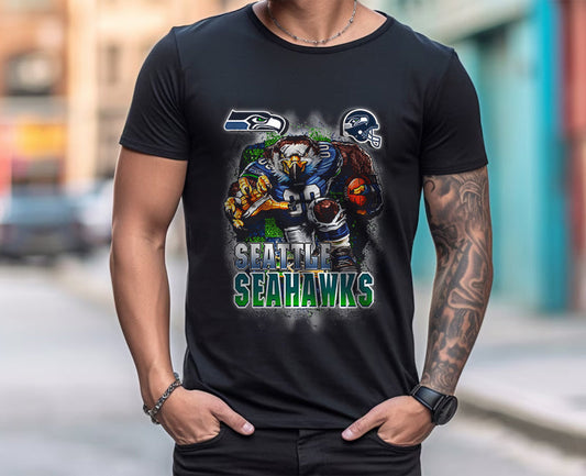 Seattle Seahawks Vintage Style T-shirt