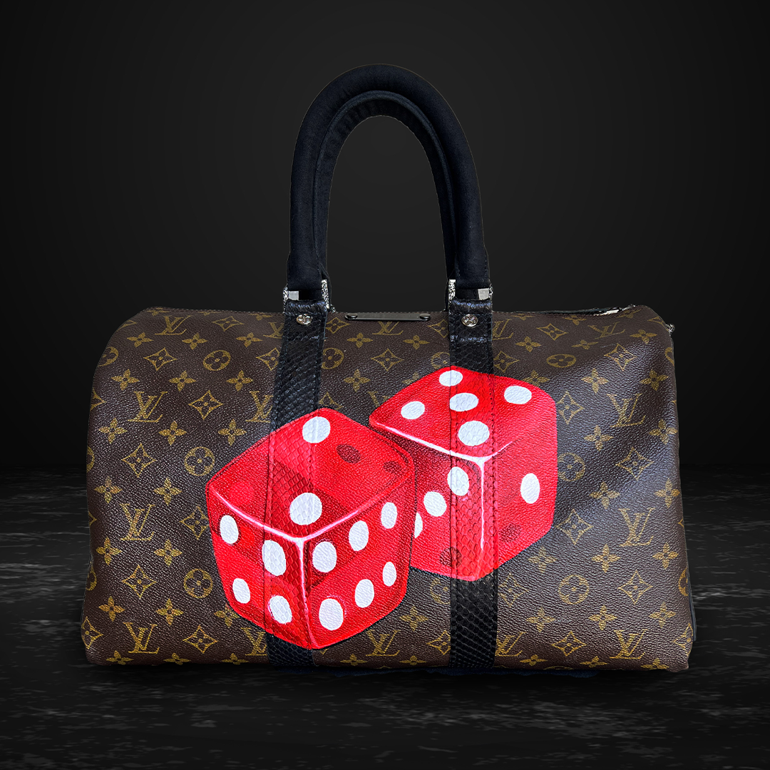 Butterfly of Philip Karto - Louis Vuitton customized bag with