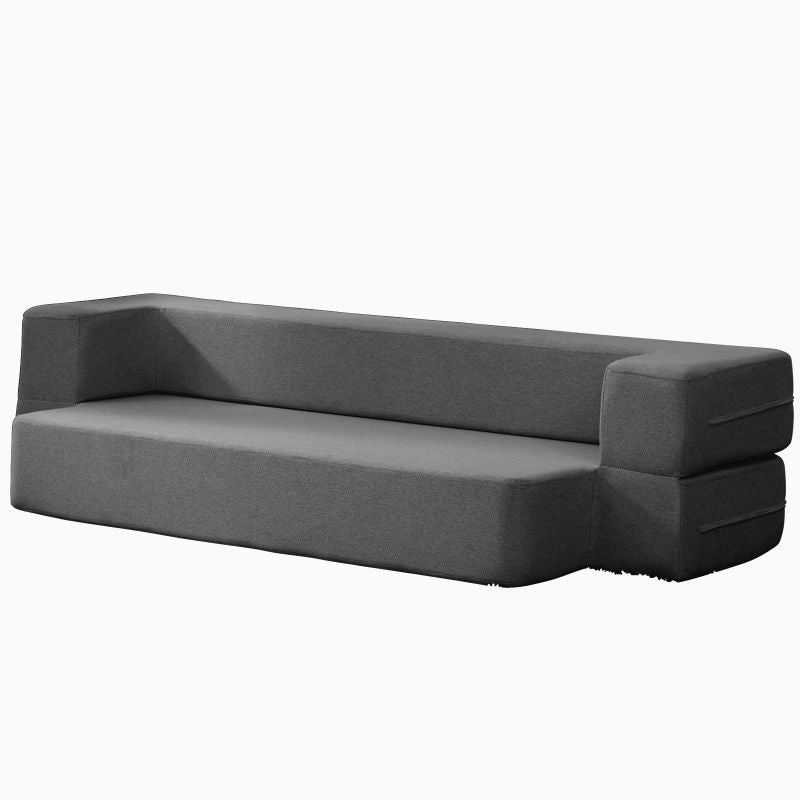 Futon Sofa Bed Sleeper Convertible Couch Tufted Foldable Twin Size With  Mattress