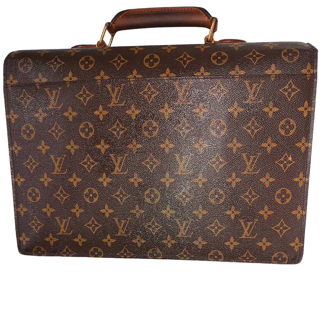 Rare Lv Louis Vuitton Serviette Conseiller Monogram Briefcase Document  Office Bag Luxury Bags  Wallets on Carousell