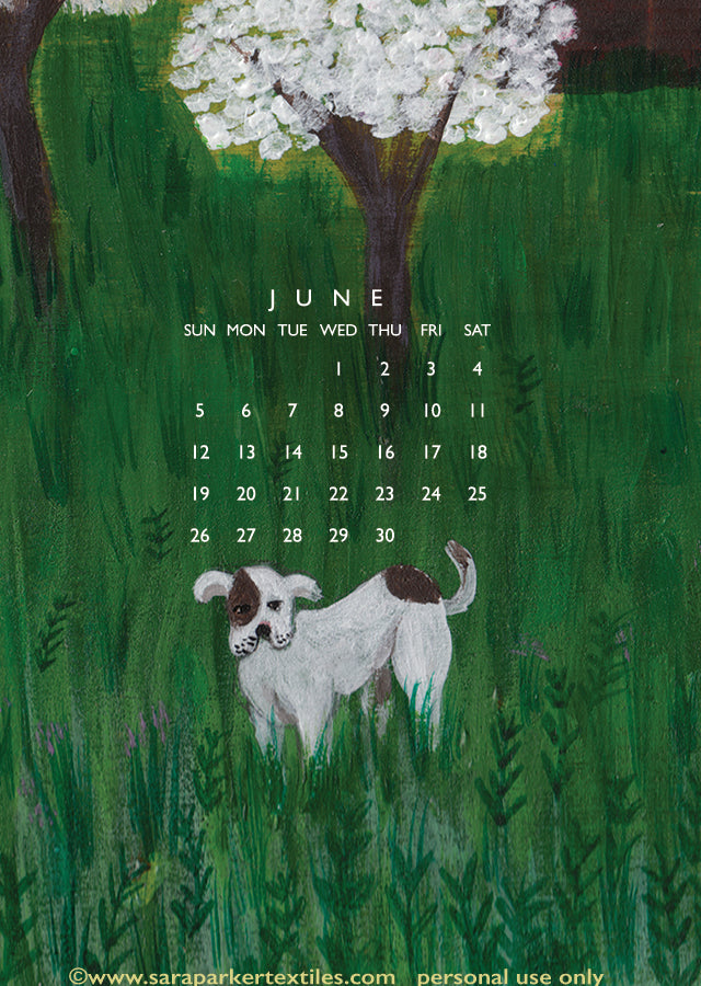 June calendar 2016 phone