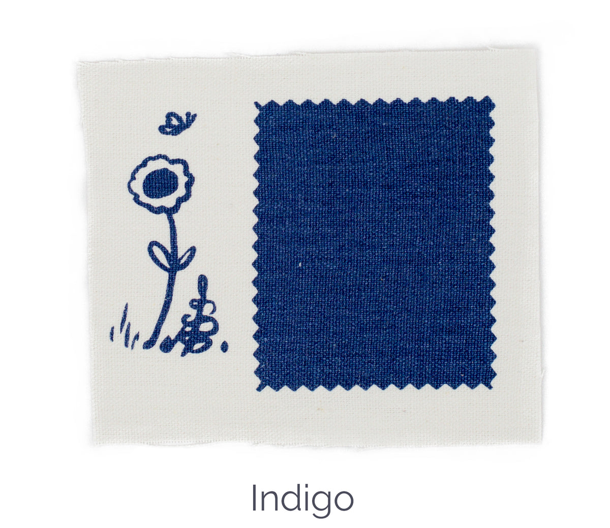 Indigo color standard Sara Parker Textiles