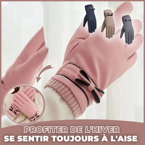 Gants femme hiver, gants chaud