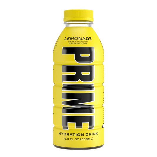 Prime Hydration Drink Blue Raspberry 16.9oz Bottles, Quantity of 12 