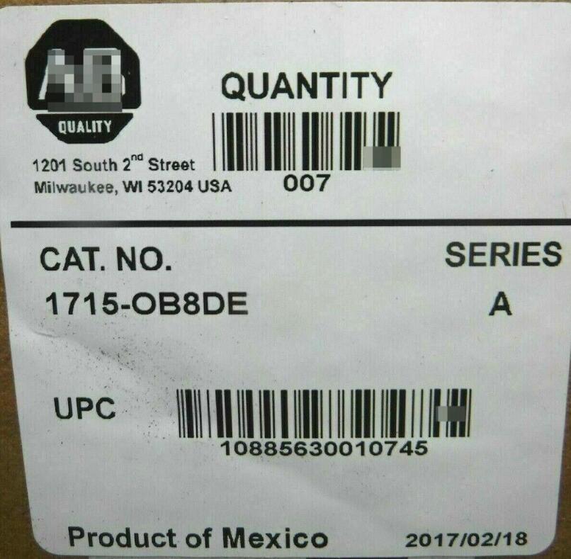 Allen Bradley 1715-OB8DE Digital Output Module Brand New In Stock