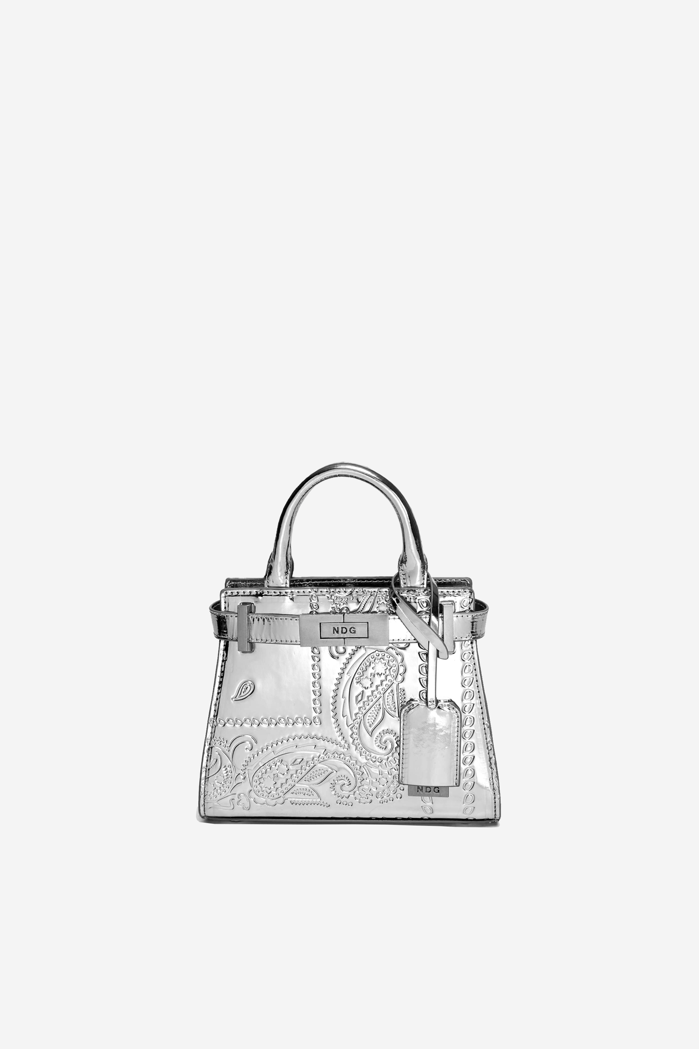 Pochette Minus Sparkling Argent – MARIE MONNERAIE