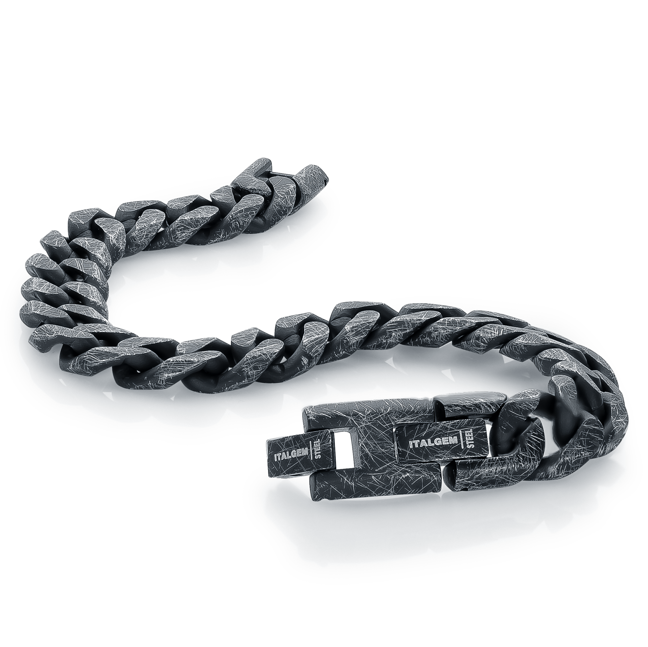 Special Finish Cuban Bracelet 11mm - Italgem Steel product image