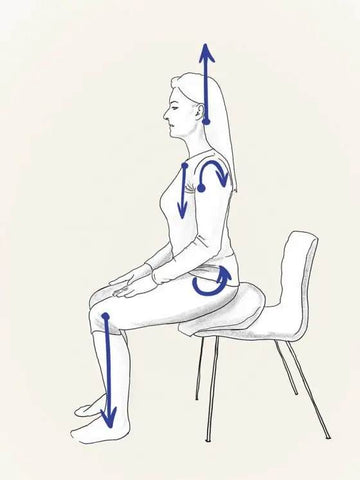 how to sit comfortably