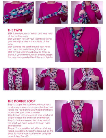 Scarf Scarves Tying Tips