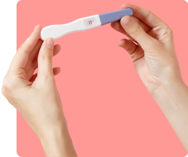 Woman Holding Pregnancy Tester