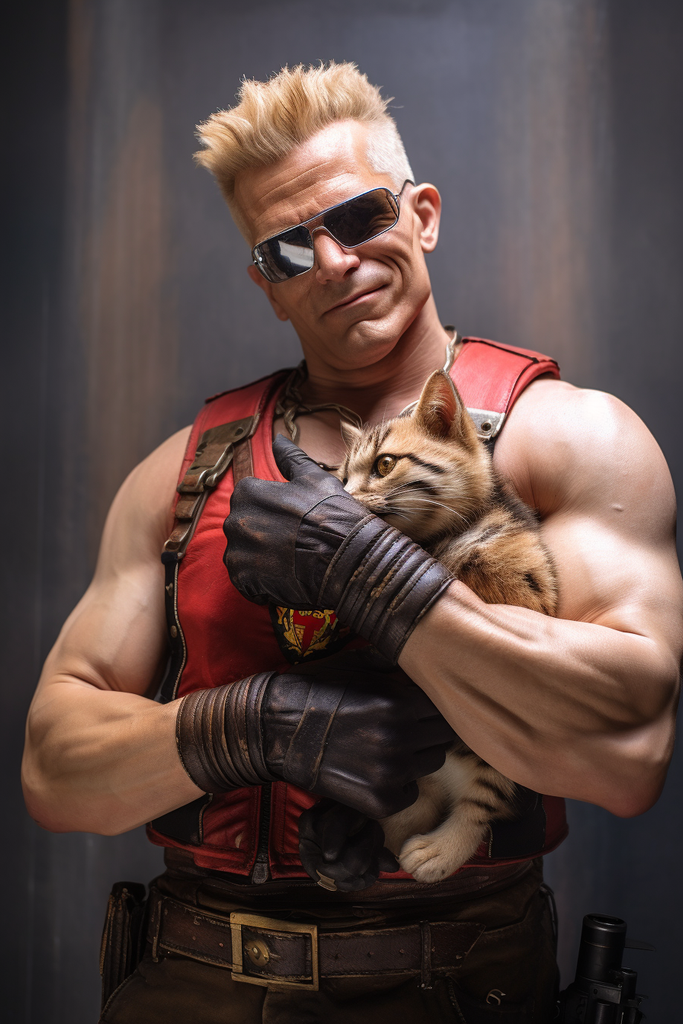 Duke Nukem Midjourney