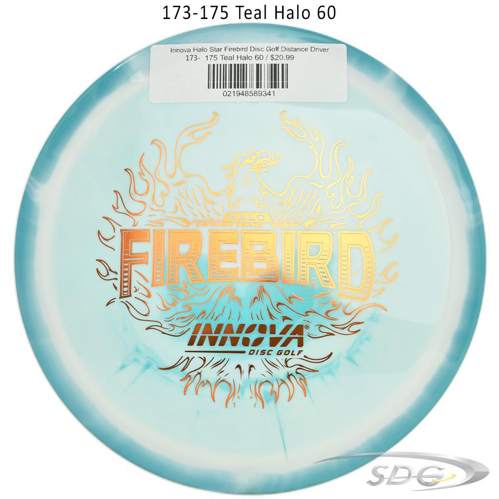 innova-halo-star-firebird-disc-golf-distance-driver 173-175 Teal Halo 60 