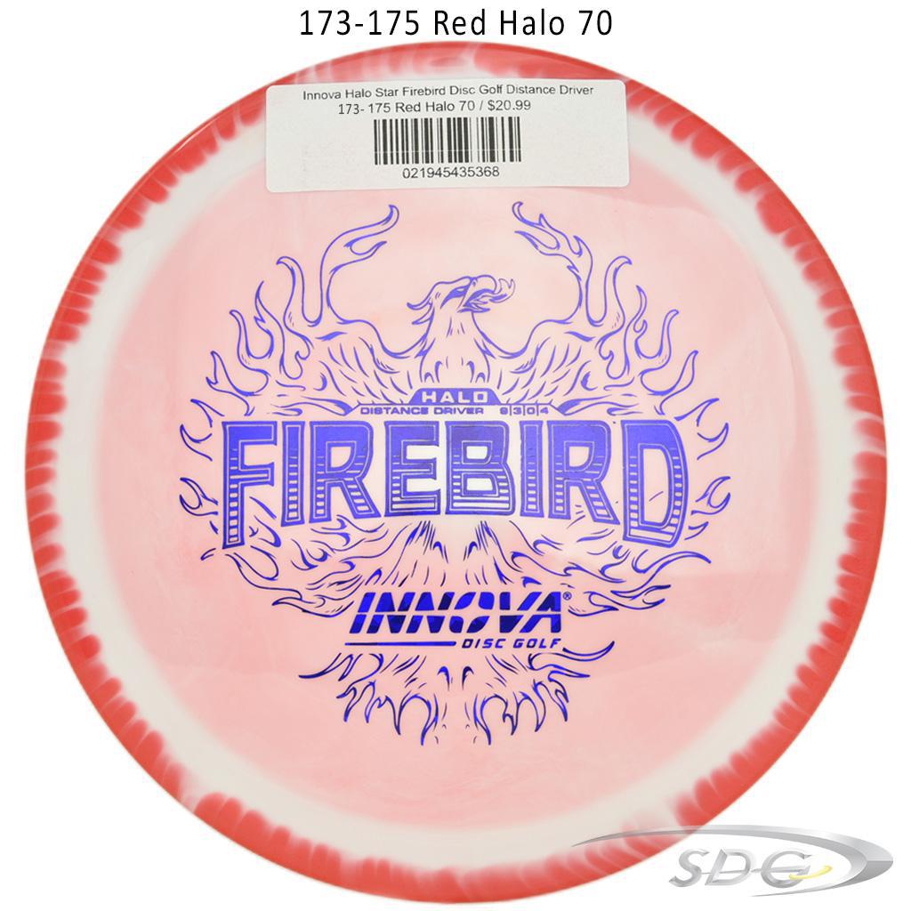 innova-halo-star-firebird-disc-golf-distance-driver 173-175 Red Halo 70 
