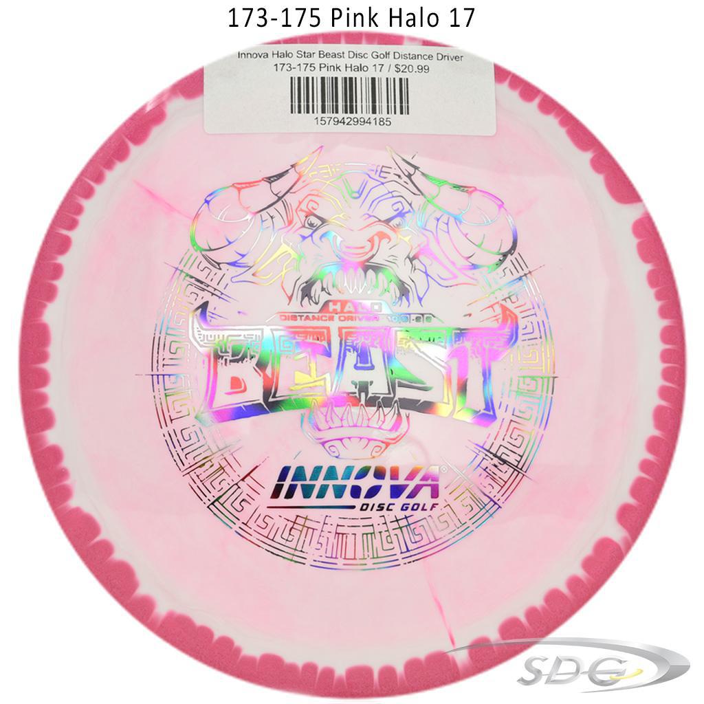 innova-halo-star-beast-disc-golf-distance-driver 173-175 Pink Halo 17 