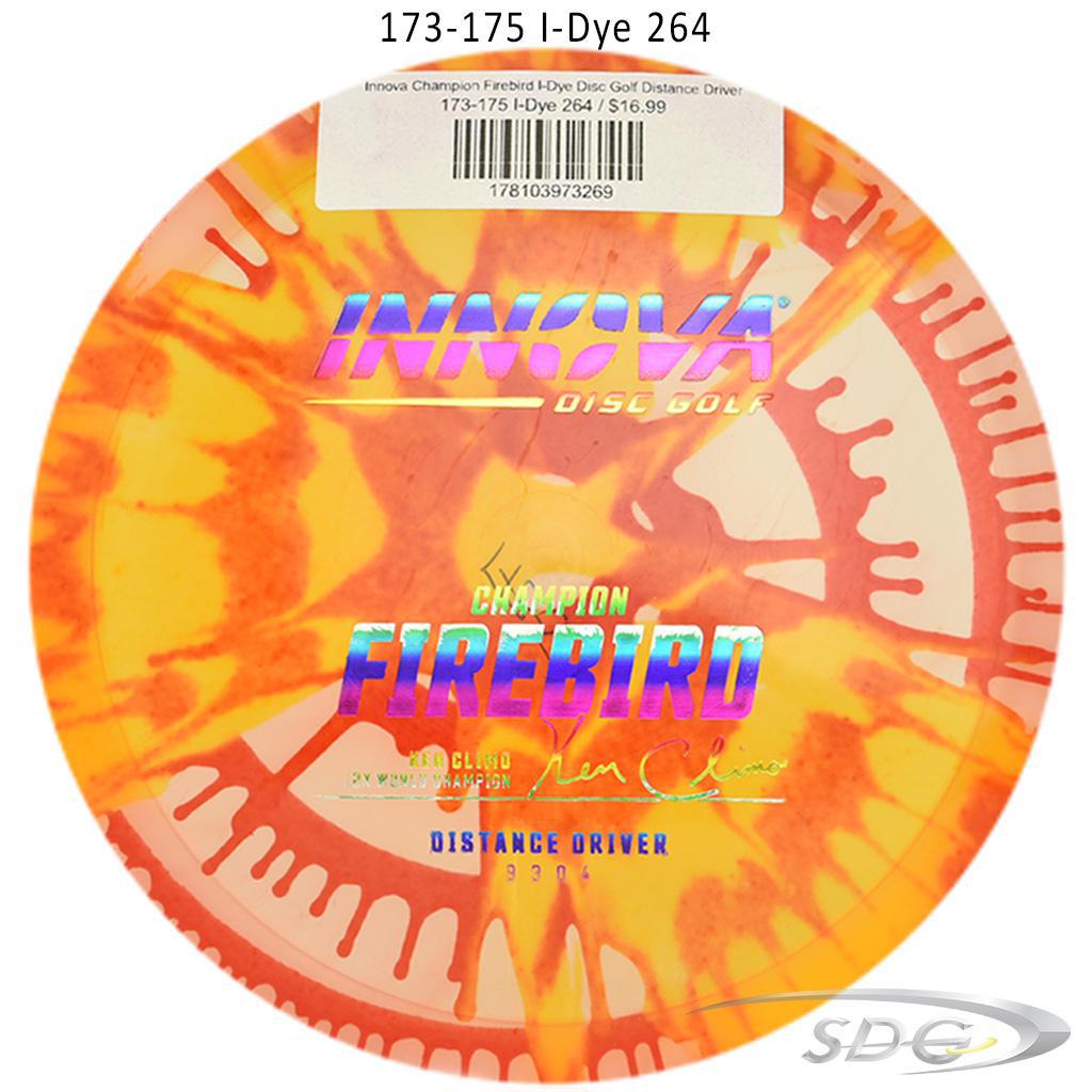 innova-champion-firebird-i-dye-disc-golf-distance-driver 173-175 I-Dye 264 