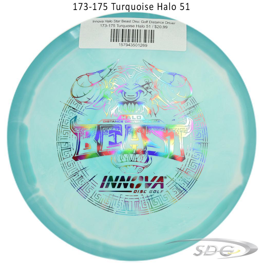 innova-halo-star-beast-disc-golf-distance-driver 173-175 Yellow Halo 54 