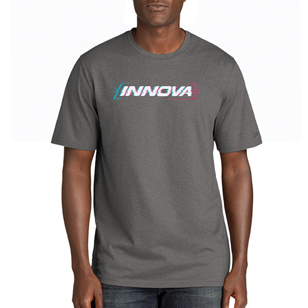 innova-new-era-cypher-tri-blend-short-sleeve-tee-disc-golf-apparel 3XL Gray