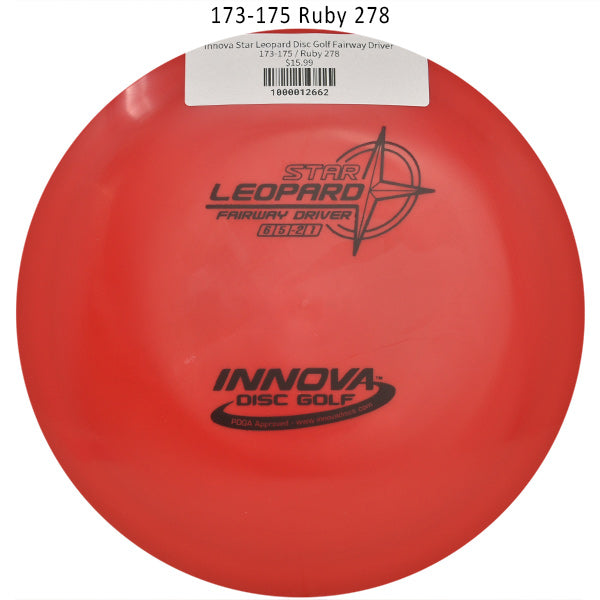 innova-star-leopard-disc-golf-fairway-driver 173-175 Ruby 278