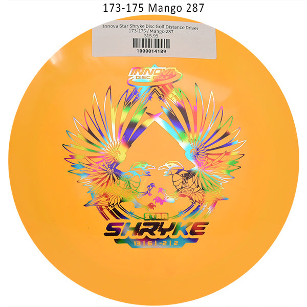 innova-star-shryke-disc-golf-distance-driver 173-175 Mango 287