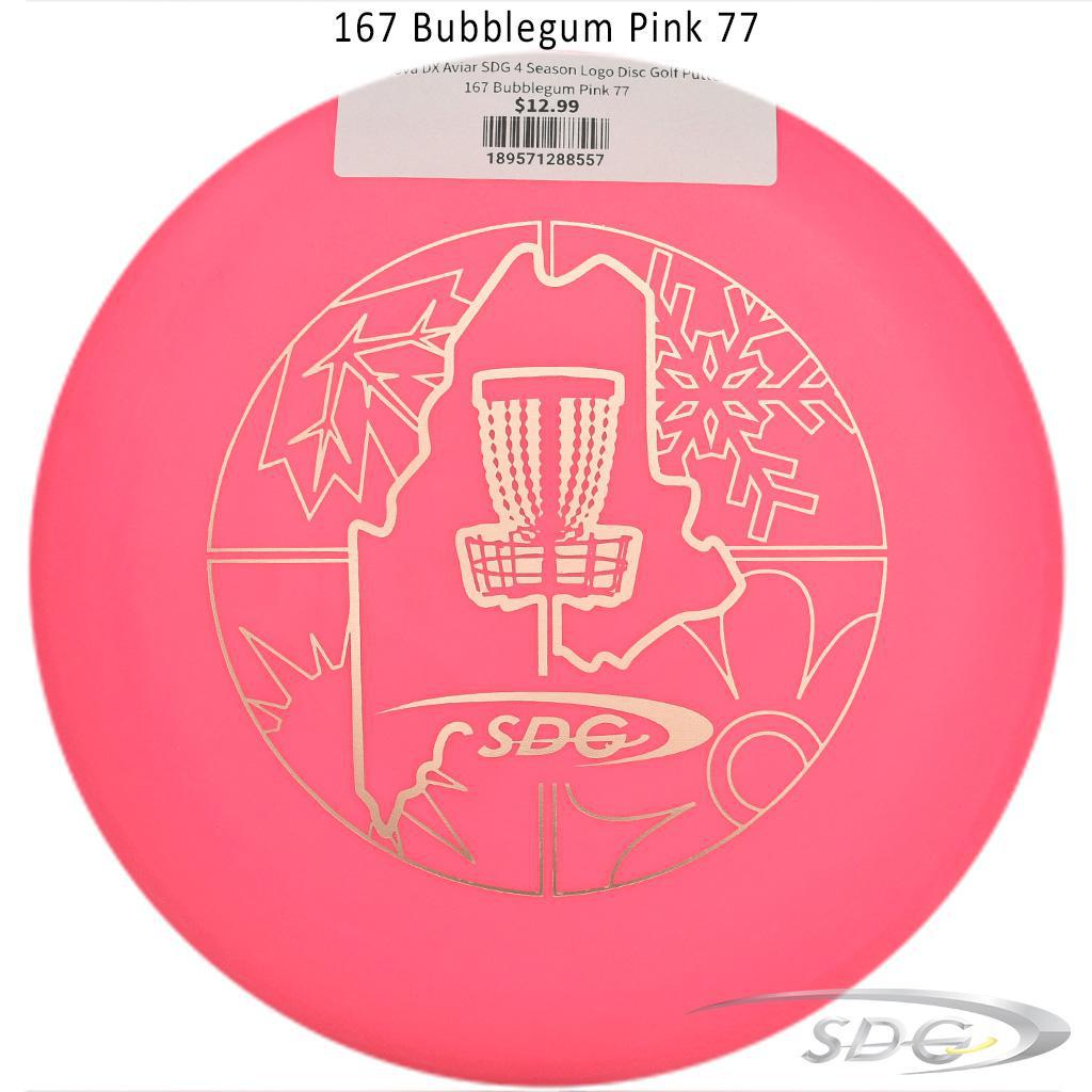 innova-dx-aviar-sdg-4-season-logo-disc-golf-putter 167 Bubblegum Pink 77 