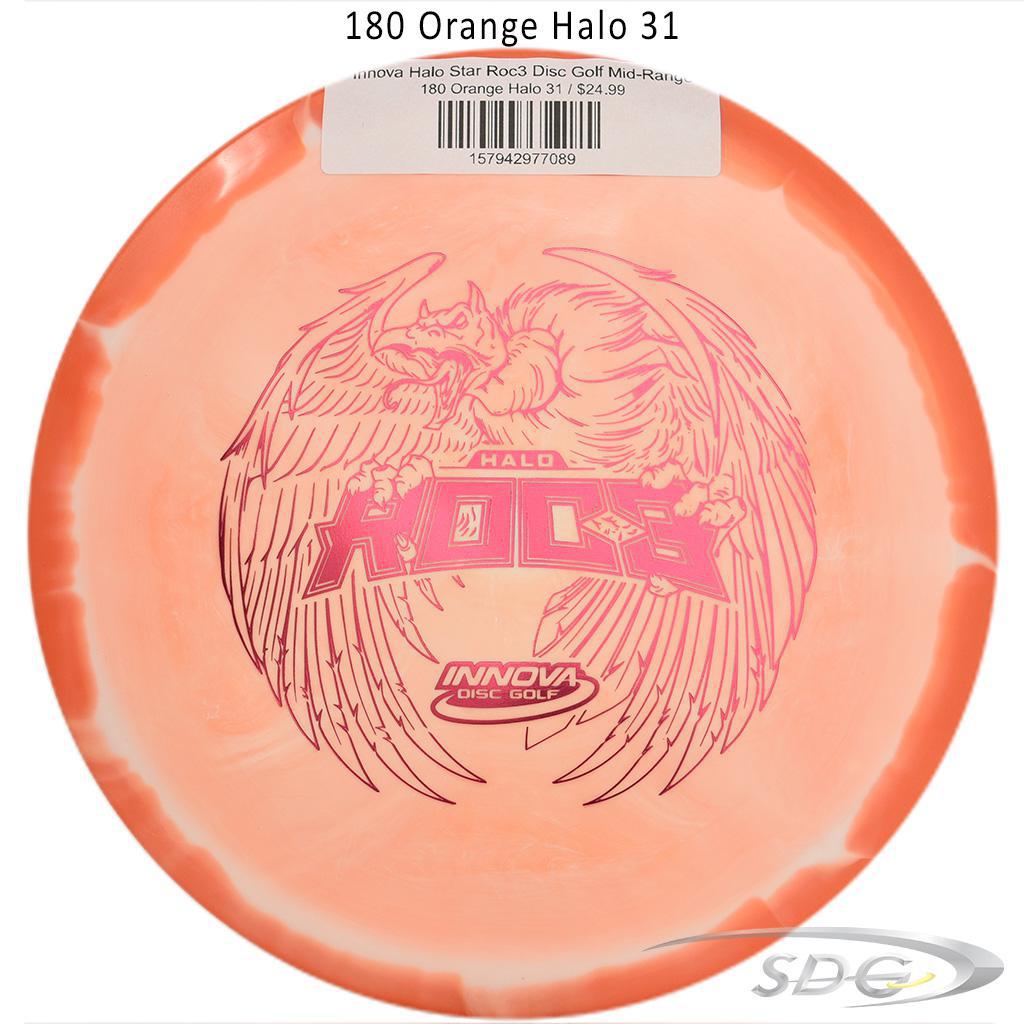 innova-halo-star-roc3-disc-golf-mid-range 180 Orange Halo 31 