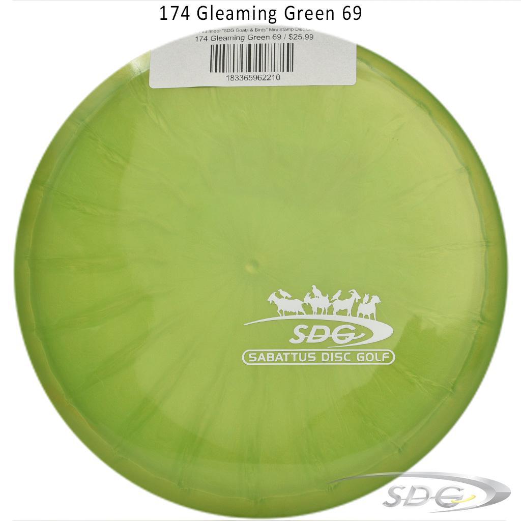 tsa-ethereal-pathfinder-sdg-goats-birds-mini-stamp-disc-golf-mid-range 174 Glossy Gray 71 