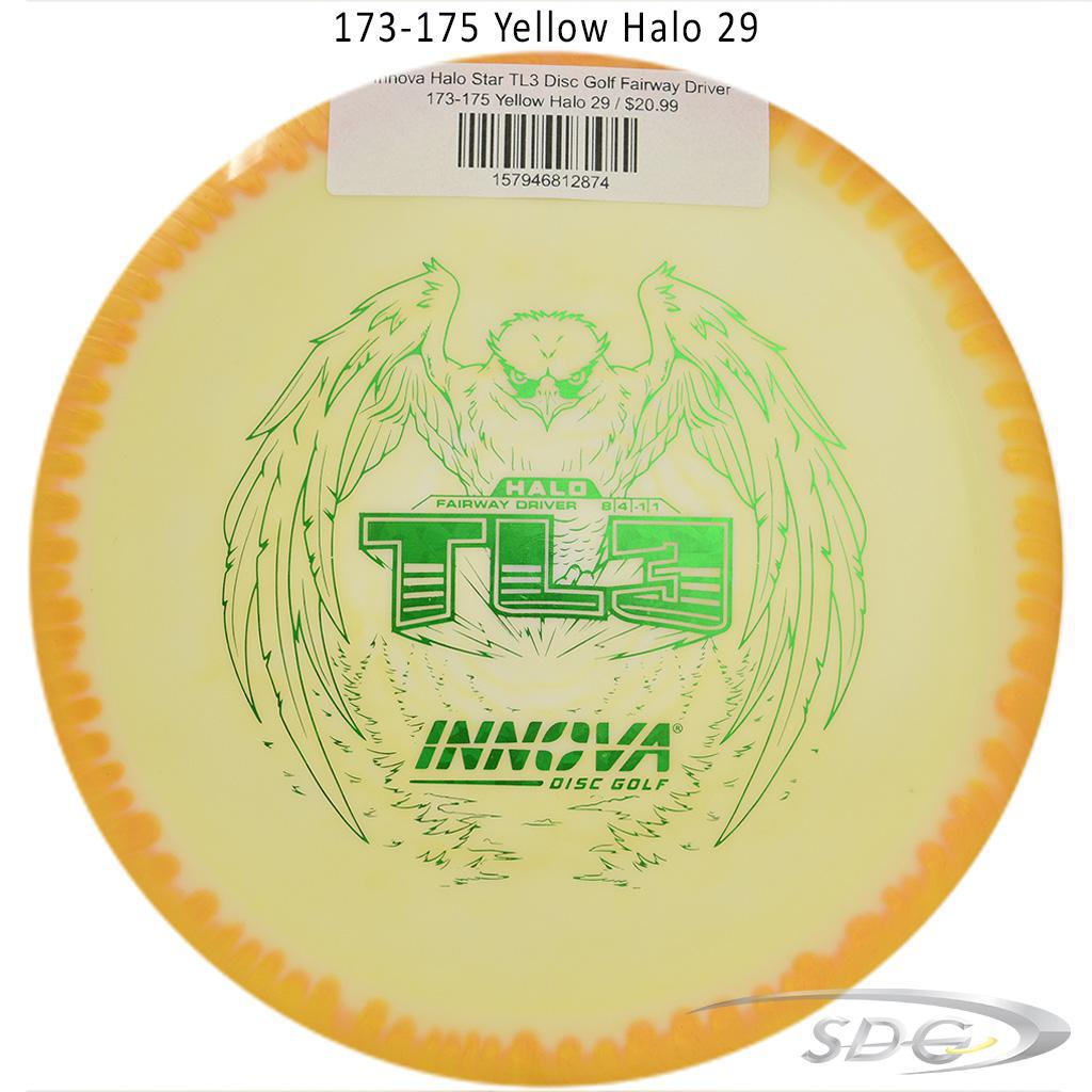 innova-halo-star-tl3-disc-golf-fairway-driver 173-175 Yellow Halo 29 