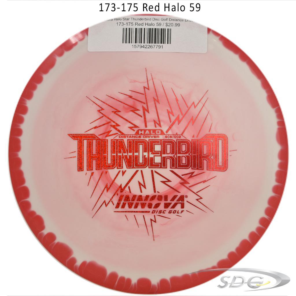 innova-halo-star-thunderbird-disc-golf-distance-driver 173-175 Red Halo 59 