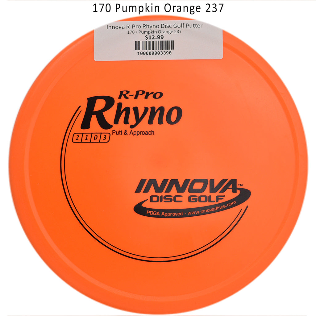 innova-r-pro-rhyno-disc-golf-putter 170 Pumpkin Orange 237