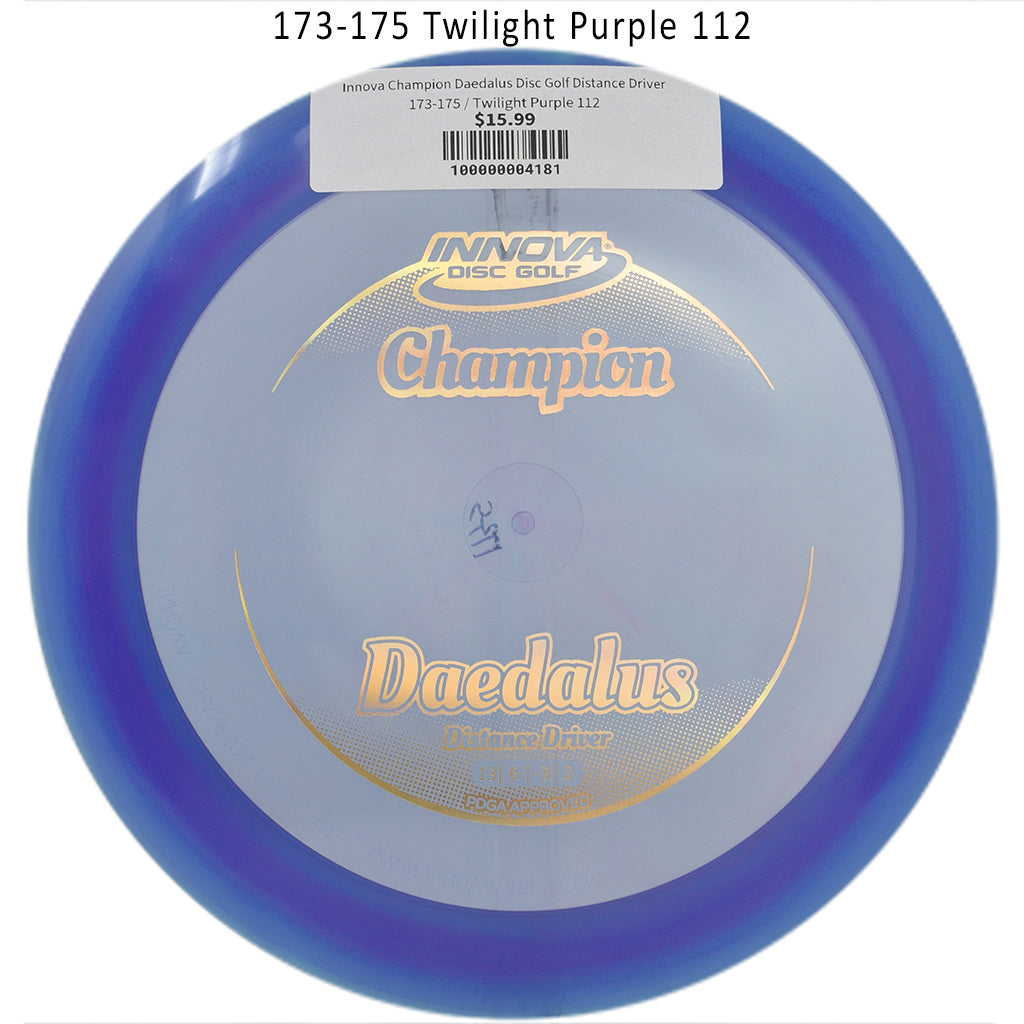 innova-champion-daedalus-disc-golf-distance-driver 173-175 Twilight Purple 112